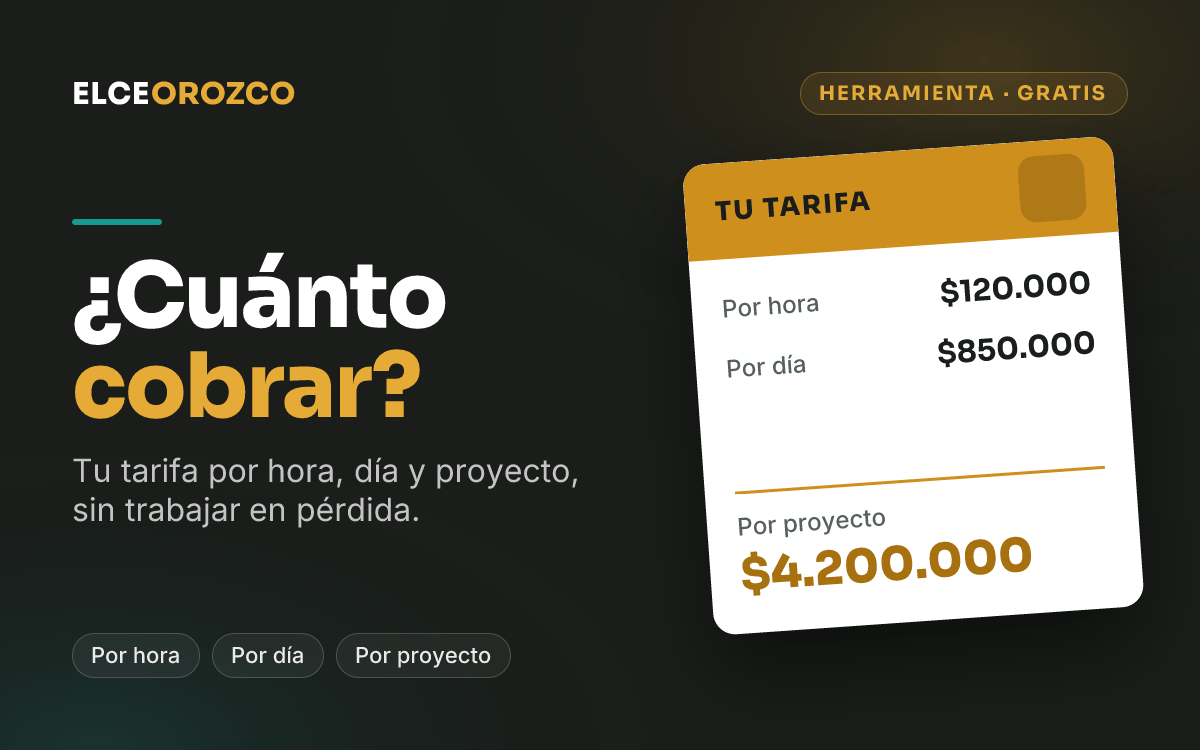 Calculadora de Tarifas para Creativos